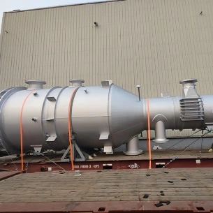 Vertical Steam Flash Vessel, 2-Phase Geothermal Fluid